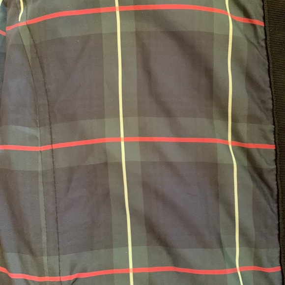 Golfino Reversible Vest--Green/Navy Tartan Plaid/Black Size 12 Never Worn - Picture 12 of 14